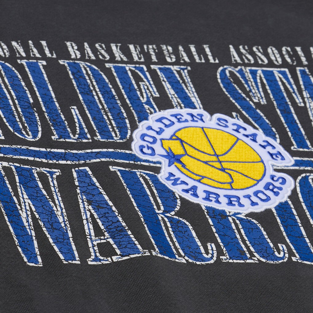 Mitchell & Ness - Golden State Warriors NBA Downtown Collection Fleece Sweatshirt - Black