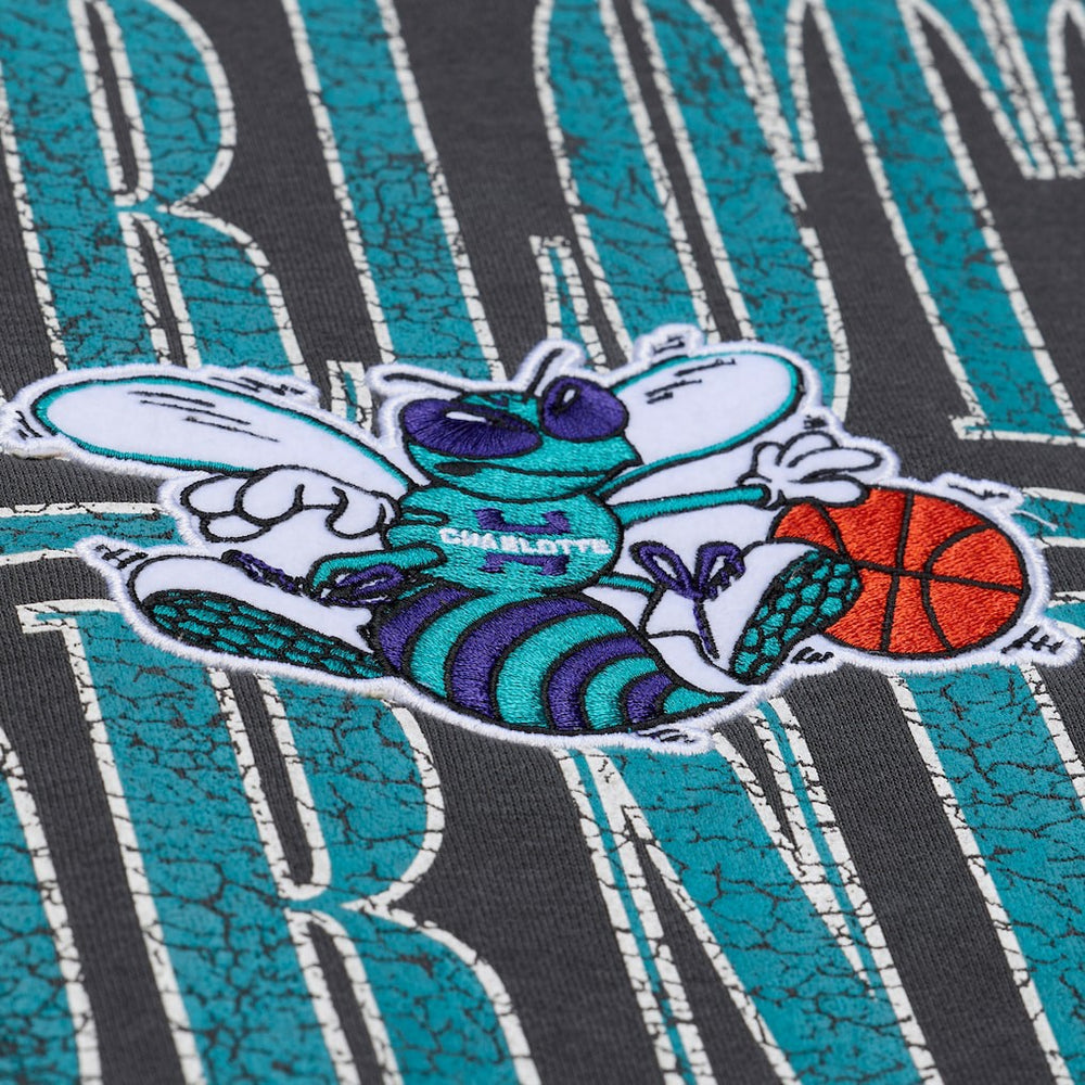 Mitchell & Ness - Charlotte Hornets NBA Downtown Collection Fleece Sweatshirt - Black