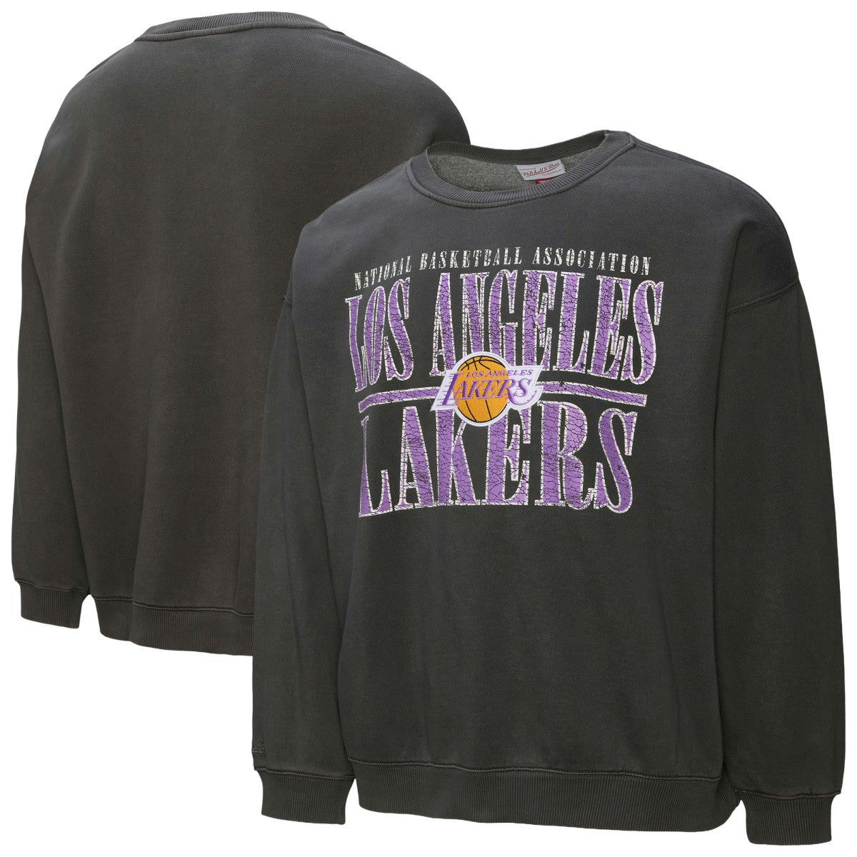 Mitchell & Ness - Los Angeles Lakers NBA Downtown Collection Fleece Sweatshirt - Black