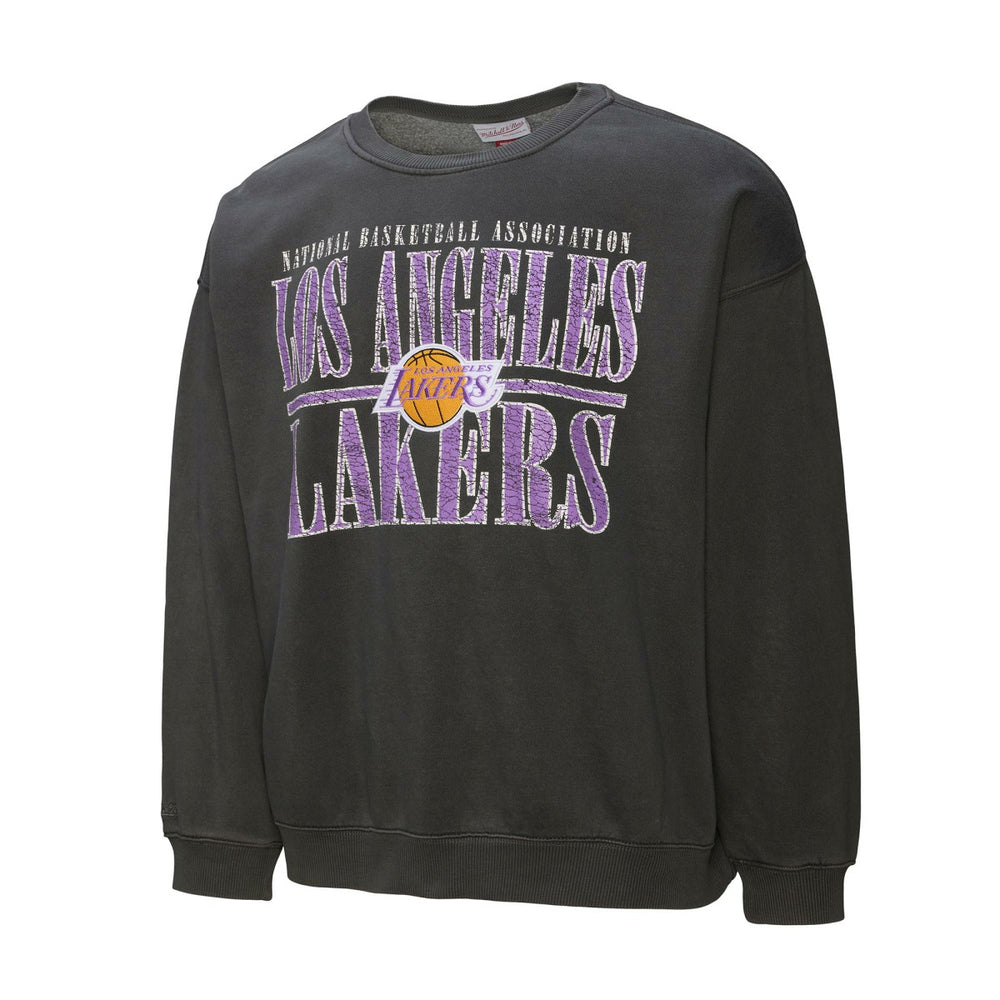 Mitchell & Ness - Los Angeles Lakers NBA Downtown Collection Fleece Sweatshirt - Black