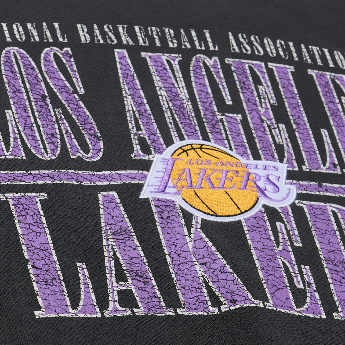 Mitchell & Ness - Los Angeles Lakers NBA Downtown Collection Fleece Sweatshirt - Black