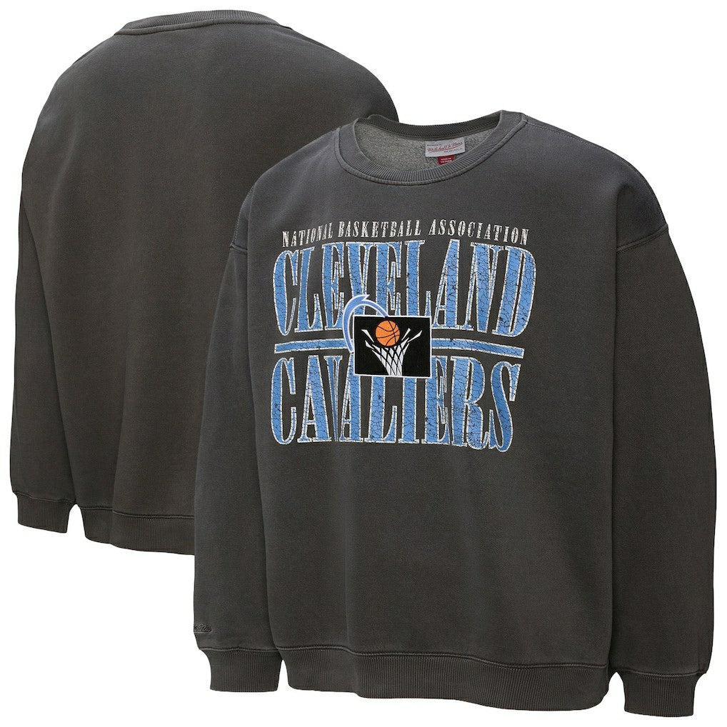 Mitchell & Ness - Cleveland Cavaliers NBA Downtown Collection Fleece Sweatshirt - Black