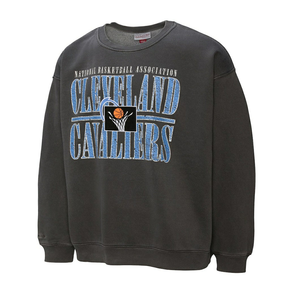 Mitchell & Ness - Cleveland Cavaliers NBA Downtown Collection Fleece Sweatshirt - Black