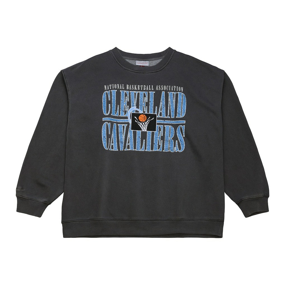 Mitchell & Ness - Cleveland Cavaliers NBA Downtown Collection Fleece Sweatshirt - Black
