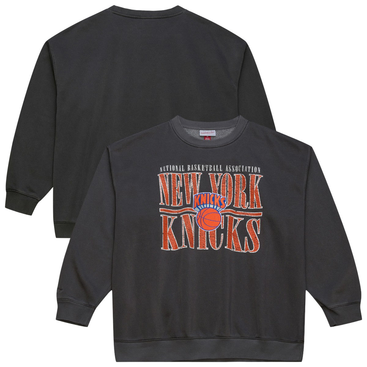 Mitchell & Ness - New York Knicks NBA Downtown Collection Fleece Sweatshirt - Black