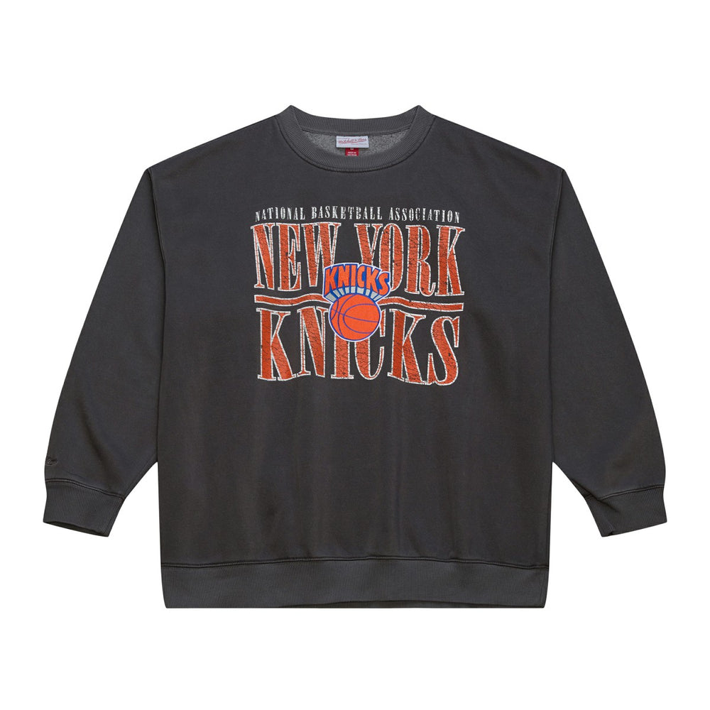 Mitchell & Ness - New York Knicks NBA Downtown Collection Fleece Sweatshirt - Black