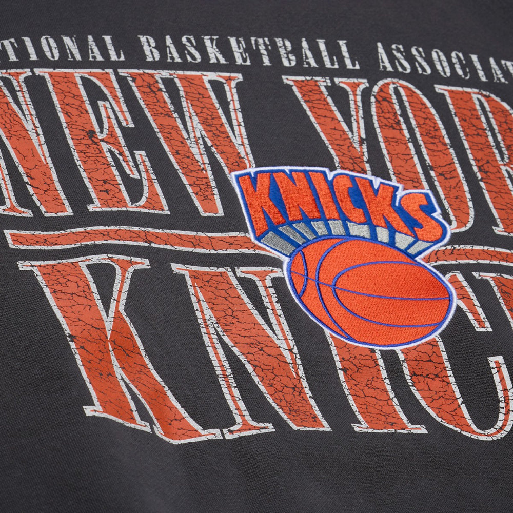 Mitchell & Ness - New York Knicks NBA Downtown Collection Fleece Sweatshirt - Black