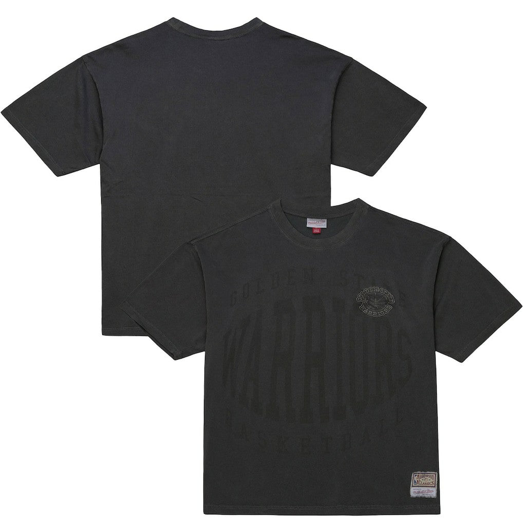 Mitchell & Ness - Golden State Warriors Downtown Collection Premium T-Shirt - Black