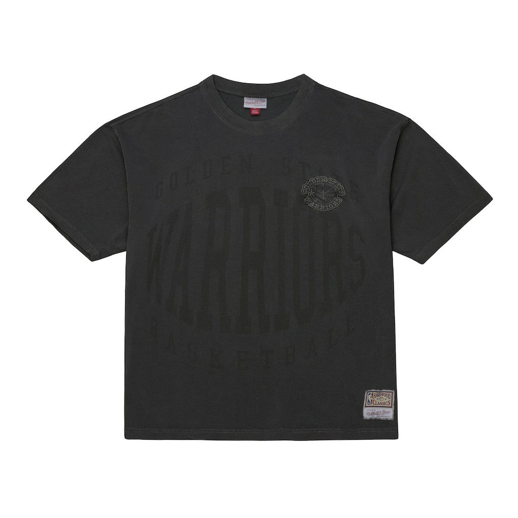 Mitchell & Ness - Golden State Warriors Downtown Collection Premium T-Shirt - Black