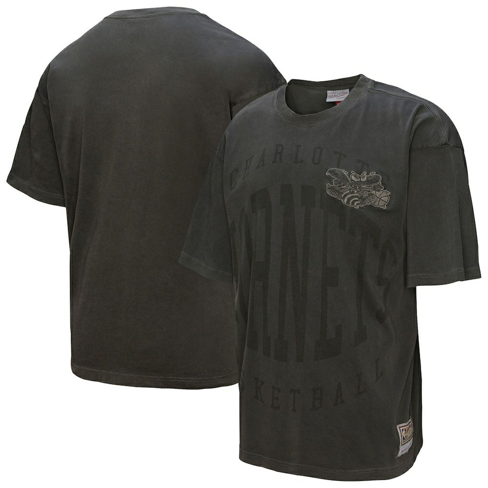 Mitchell & Ness - Charlotte Hornets Downtown Collection Premium T-Shirt - Black