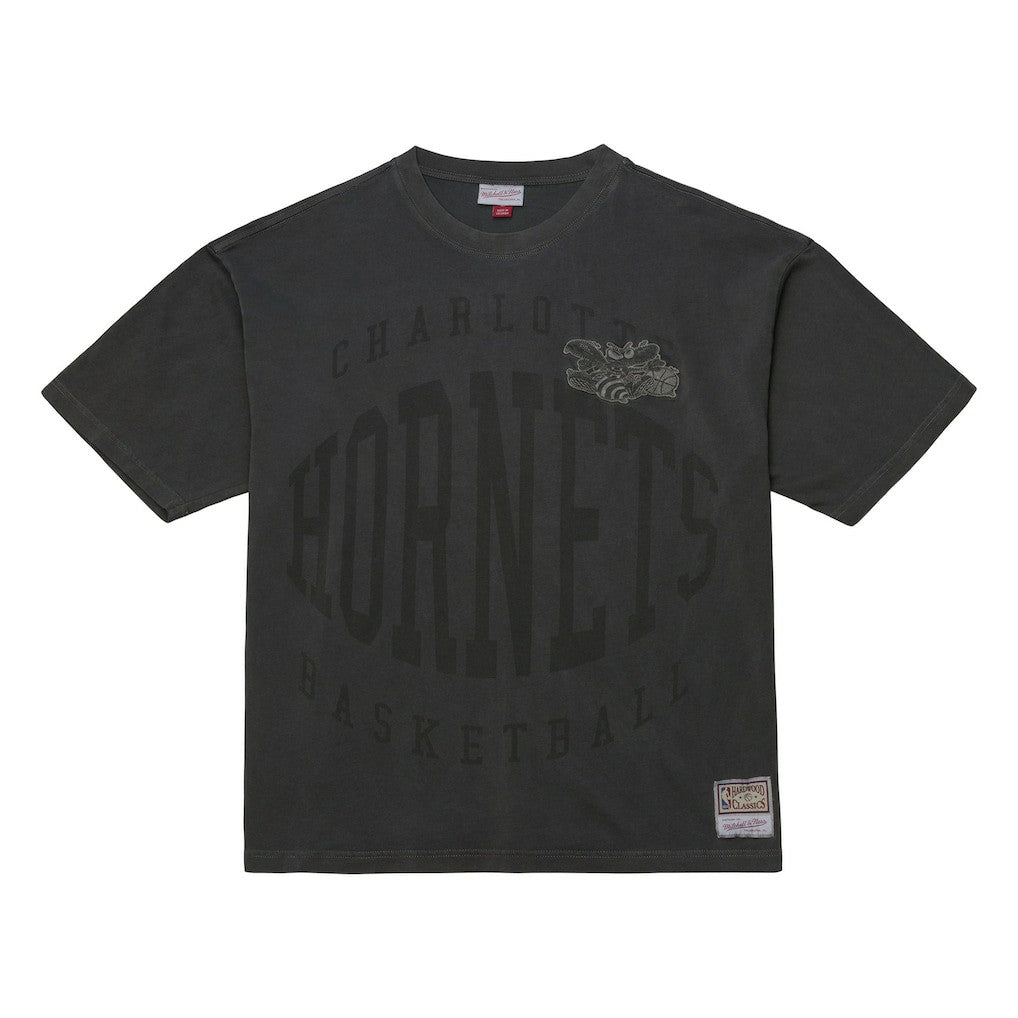 Mitchell & Ness - Charlotte Hornets Downtown Collection Premium T-Shirt - Black