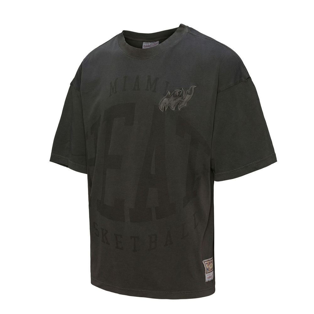 Mitchell & Ness - Miami Heat Downtown Collection Premium T-Shirt - Black