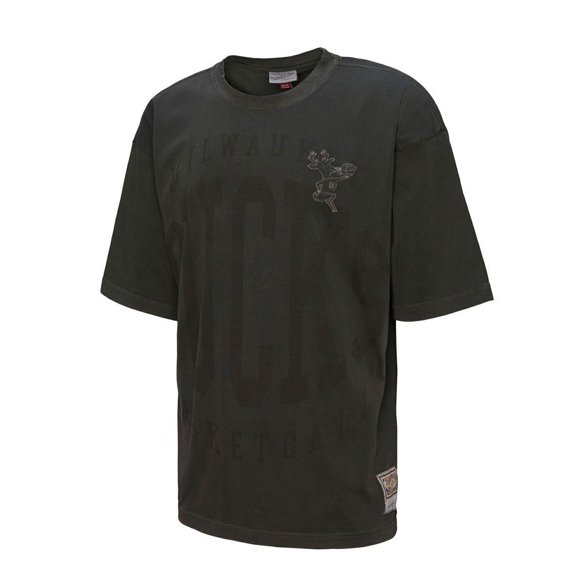 Mitchell & Ness - Milwaukee Bucks Downtown Collection Premium T-Shirt - Black