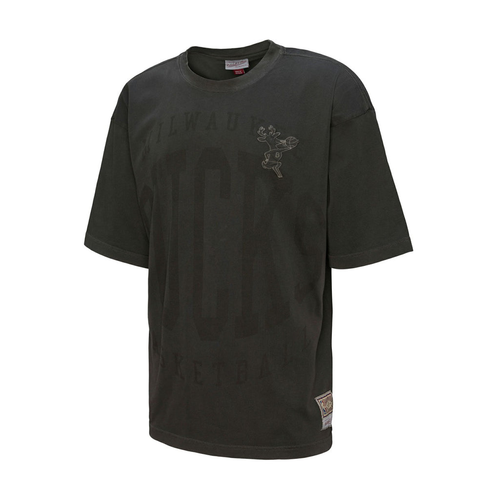 Mitchell & Ness - Milwaukee Bucks Downtown Collection Premium T-Shirt - Black