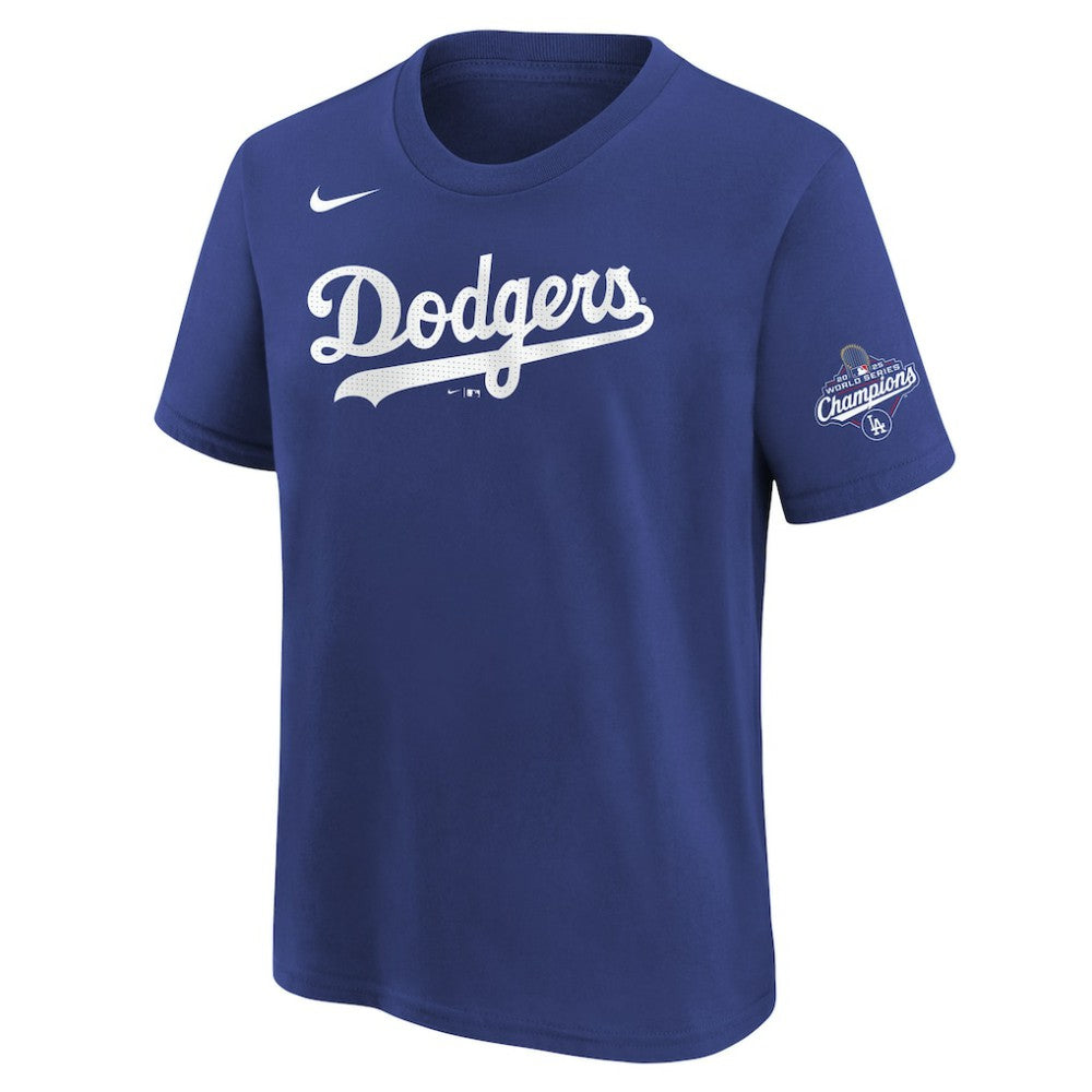 Shohei Ohtani Los Angeles Dodgers Nike Youth 2025 World Series Champions Name & Number T-Shirt discount