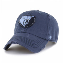 47 brand - Memphis Grizzlies '47 Weathered Clean Up Adjustable Hat - Navy
