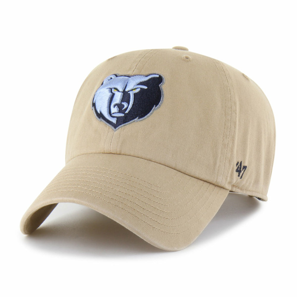 47 brand - Memphis Grizzlies '47 Logo Clean Up Adjustable Hat - Khaki