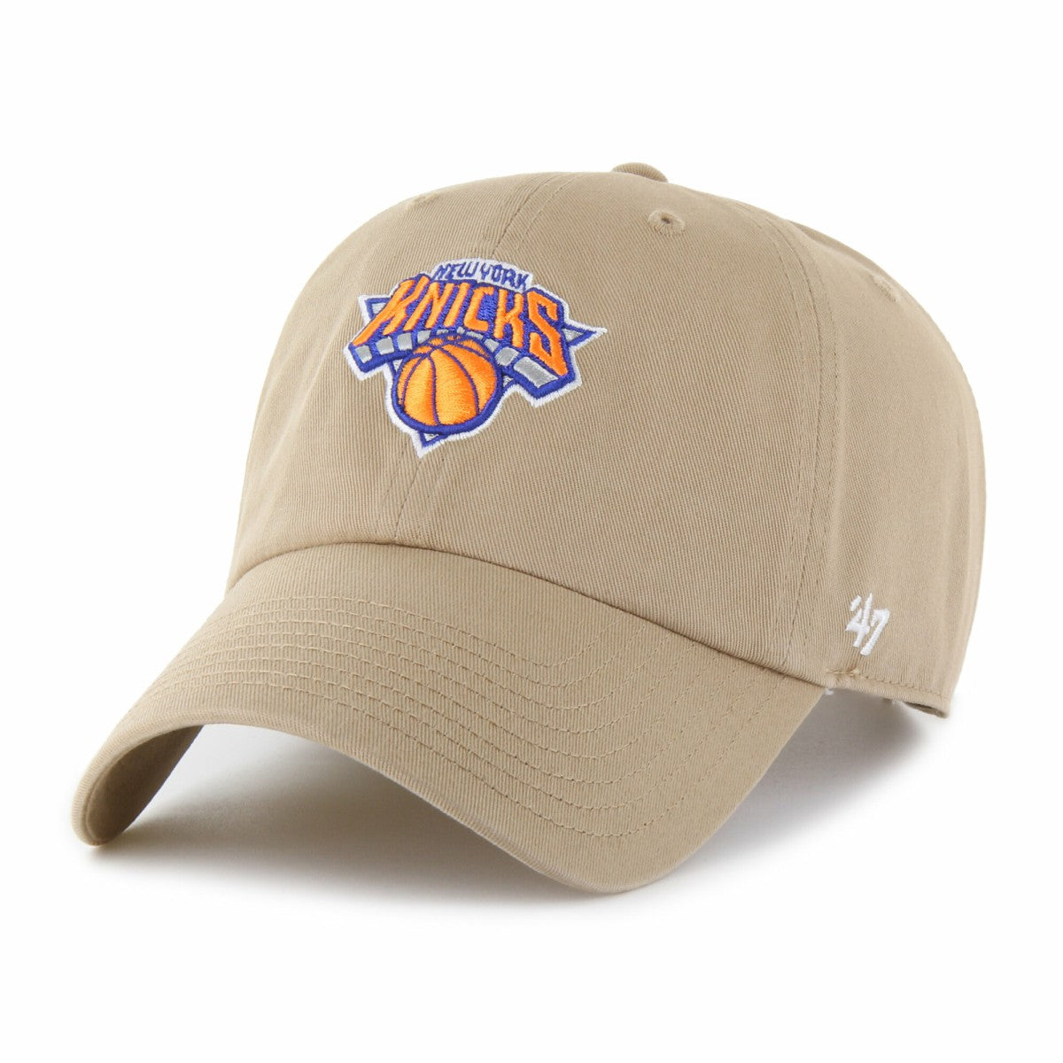 47 brand - New York Knicks '47 Logo Clean Up Adjustable Hat - Khaki