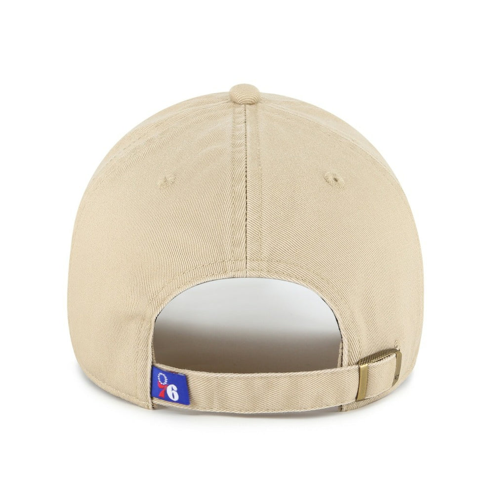 47 brand - Philadelphia 76ers '47 Logo Clean Up Adjustable Hat - Khaki