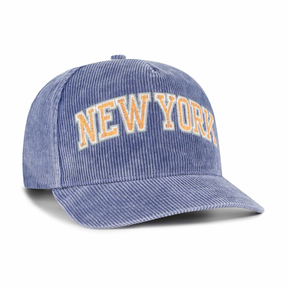 47 brand - New York Knicks '47 Reclaim Snow Wash Corduroy Adjustable Hitch Hat - Blue