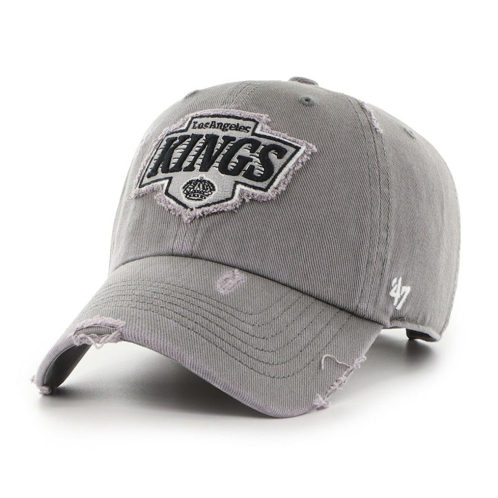 Los Angeles Kings - '47 Weathered Clean Up Adjustable Hat Charcoal