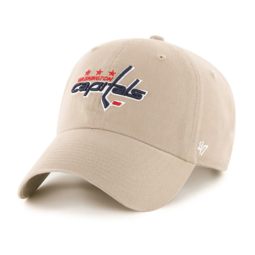 Washington Capitals '47 Logo Clean Up Adjustable Hat Khaki