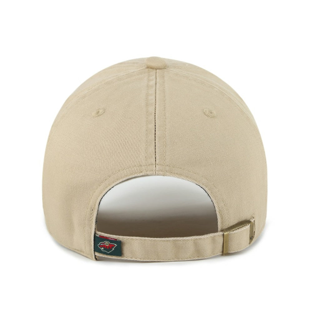 Minnesota Wild - '47 Logo Clean Up Adjustable Hat Khaki