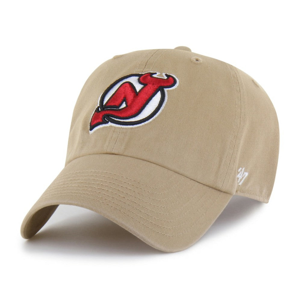 New Jersey Devils - '47 Logo Clean Up Adjustable Hat Khaki