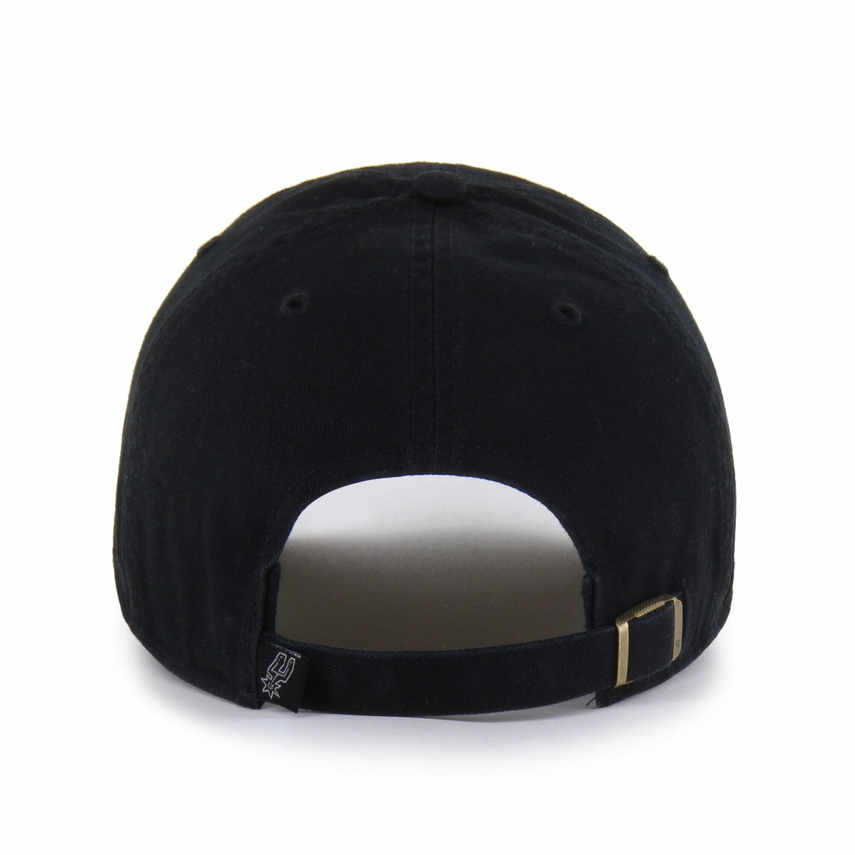 47 brand - San Antonio Spurs '47 Black on Black Clean Up Adjustable Hat
