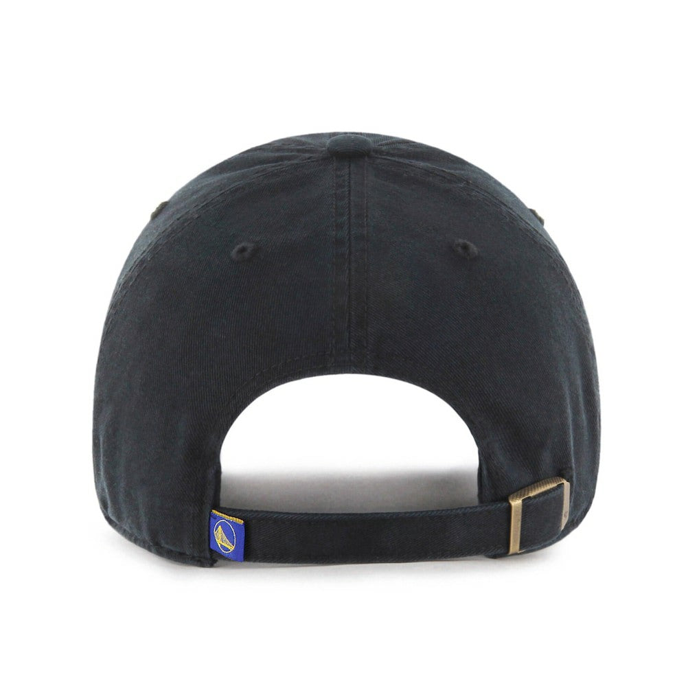 47 brand - Golden State Warriors '47 Black on Black Clean Up Adjustable Hat