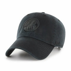 47 brand - Minnesota Timberwolves '47 Black on Black Clean Up Adjustable Hat