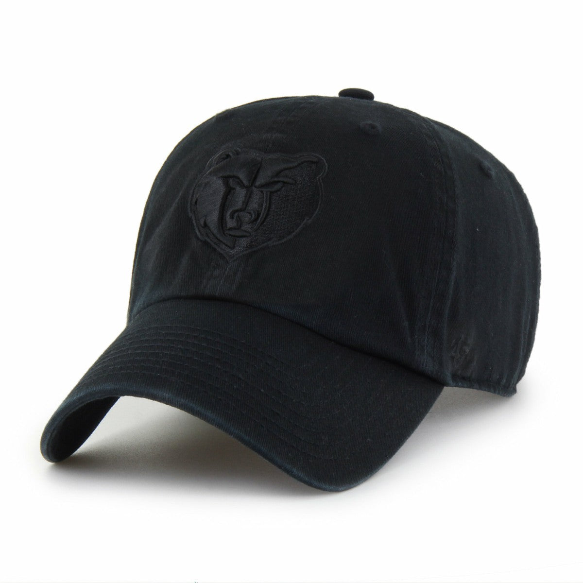 47 brand - Memphis Grizzlies '47 Black on Black Clean Up Adjustable Hat