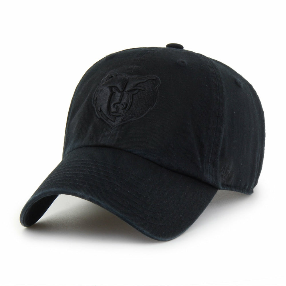 47 brand - Memphis Grizzlies '47 Black on Black Clean Up Adjustable Hat