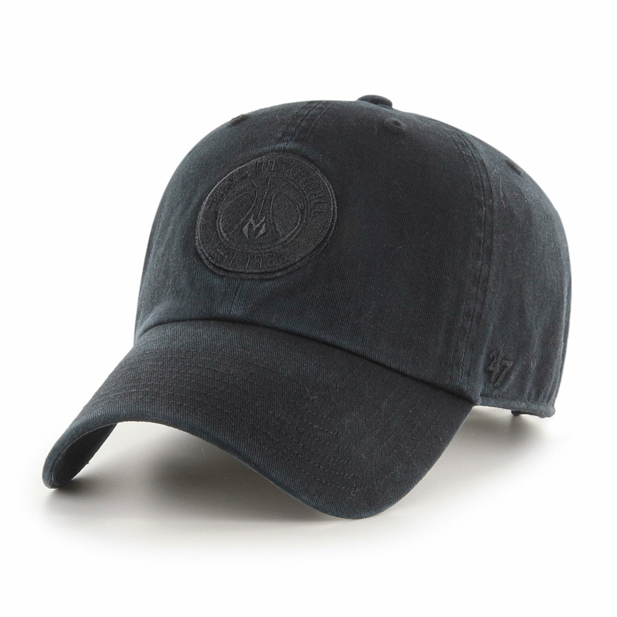 47 brand - Milwaukee Bucks '47 Black on Black Clean Up Adjustable Hat