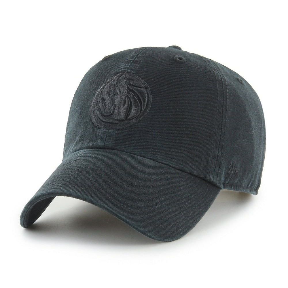 47 brand - Dallas Mavericks '47 Black on Black Clean Up Adjustable Hat