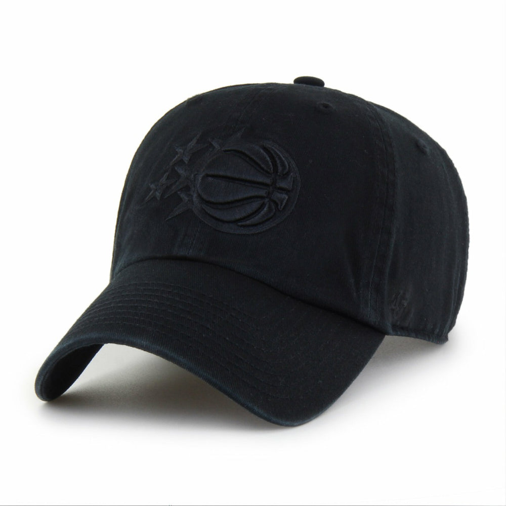 47 brand - Orlando Magic '47 Black on Black Clean Up Adjustable Hat