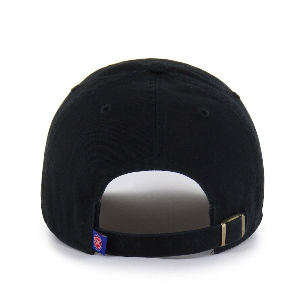 47 brand - Detroit Pistons '47 Black on Black Clean Up Adjustable Hat