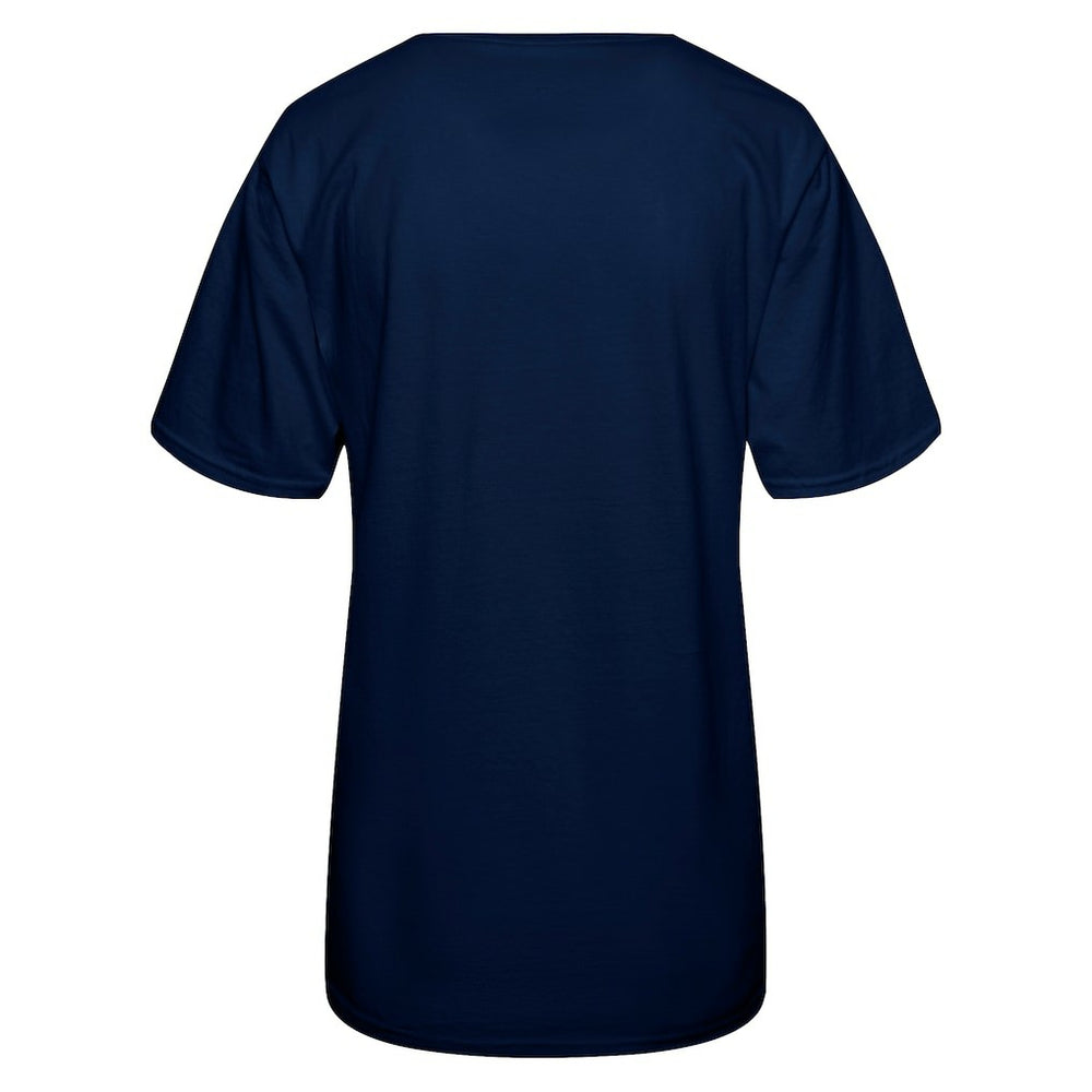 Dallas Cowboys Women's 'Tis The Season Boots T-Shirt Navy - NFL