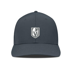 Vegas Golden Knights Levelwear Rise Slate & Snow Structured Flex Hat Charcoal