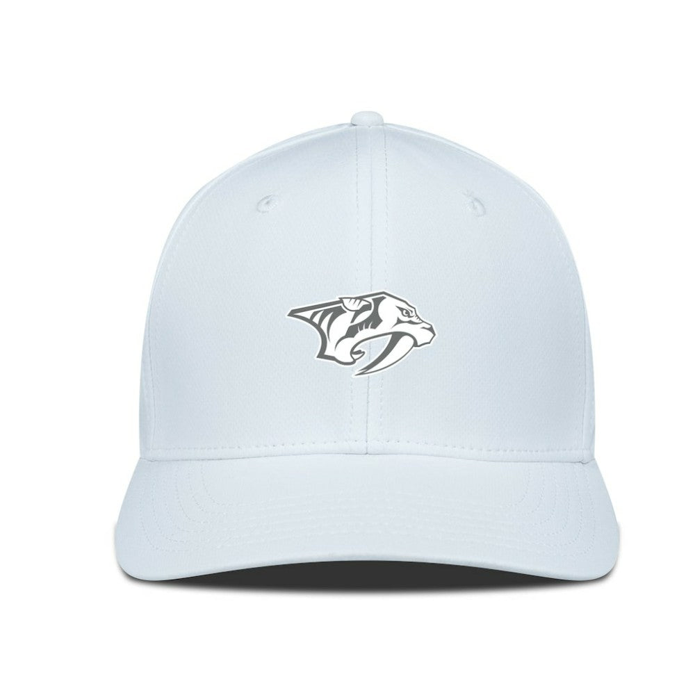 Nashville Predators - Levelwear Rise Slate & Snow Structured Flex Hat White