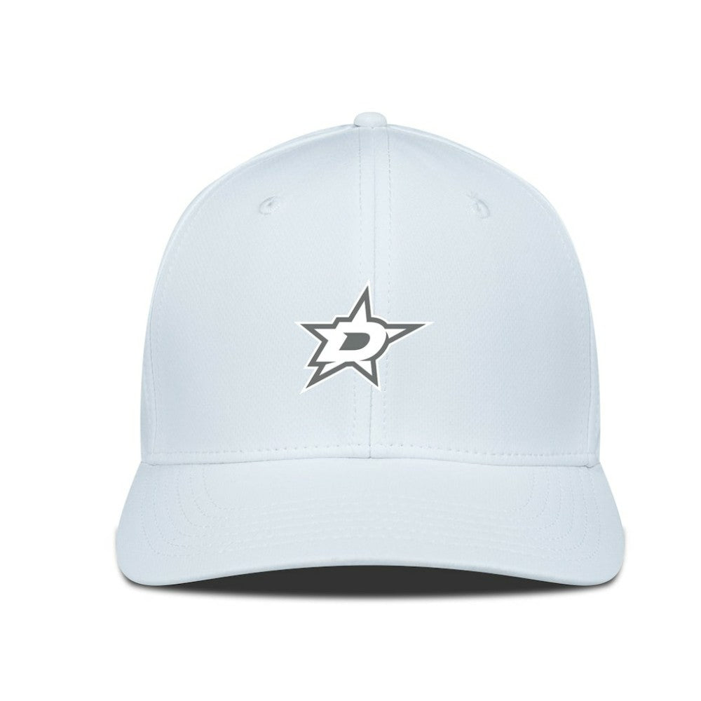 Dallas Stars - Levelwear Rise Slate & Snow Structured Flex Hat White