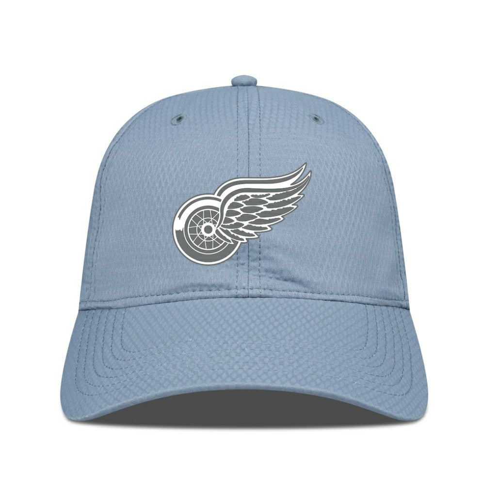 Detroit Red Wings - Levelwear Matrix Slate & Snow Unstructured Adjustable Hat Blue