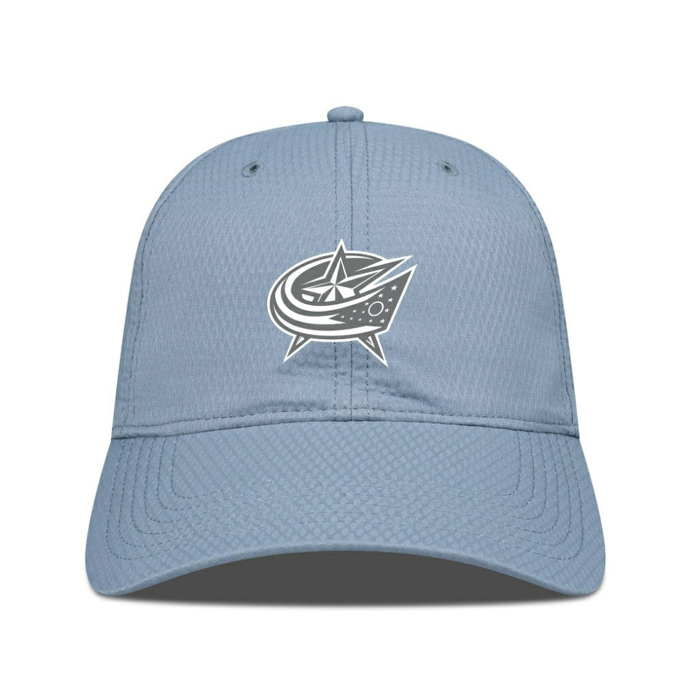 Columbus Blue Jackets - Levelwear Matrix Slate & Snow Unstructured Adjustable Hat Blue