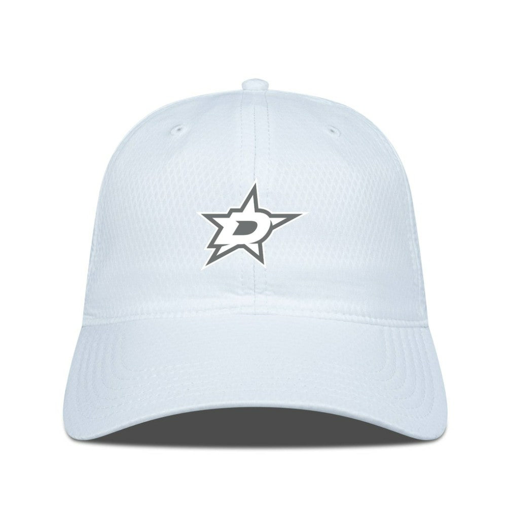 Dallas Stars - Levelwear Matrix Slate & Snow Unstructured Adjustable Hat White
