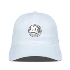 New York Islanders - Levelwear Matrix Slate & Snow Unstructured Adjustable Hat White