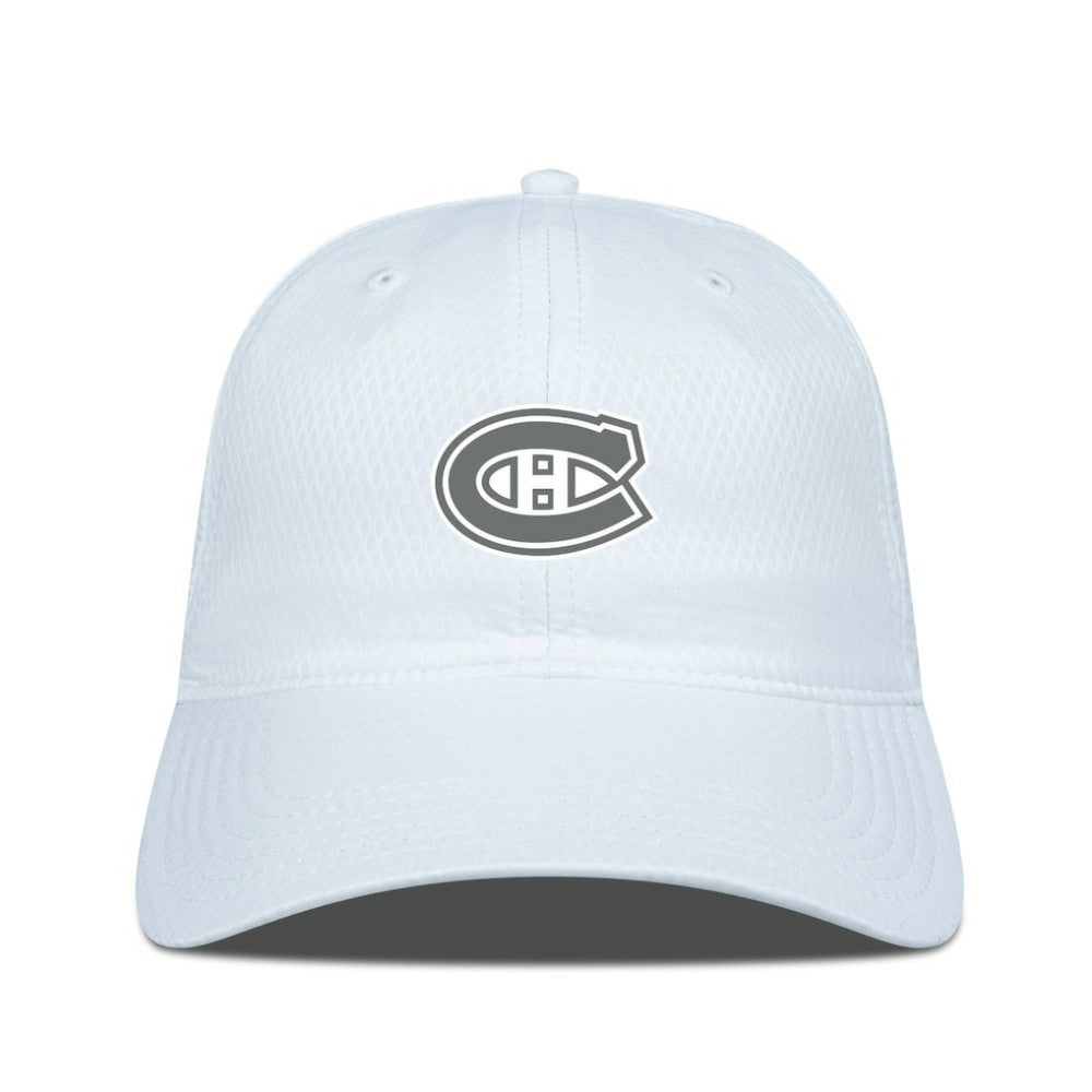 Montreal Canadiens - Levelwear Matrix Slate & Snow Unstructured Adjustable Hat White