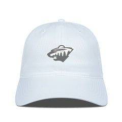 Minnesota Wild - Levelwear Matrix Slate & Snow Unstructured Adjustable Hat White