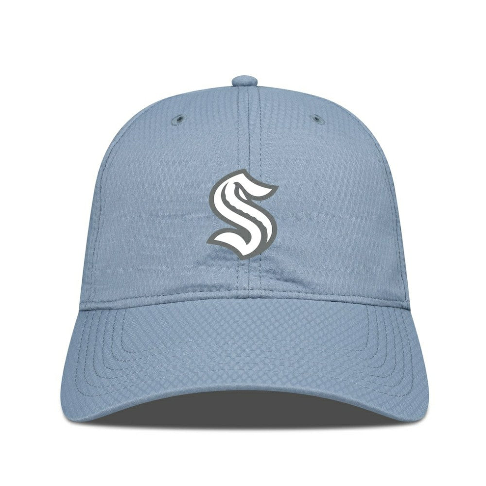 Seattle Kraken Levelwear Matrix Slate & Snow Unstructured Adjustable Hat Blue