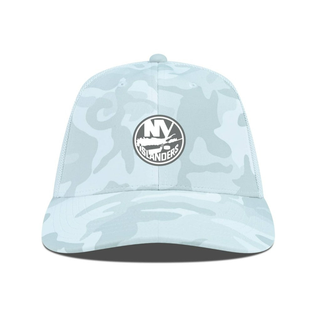 New York Islanders - Levelwear Clash Slate & Snow Meshback Flex Hat Camo