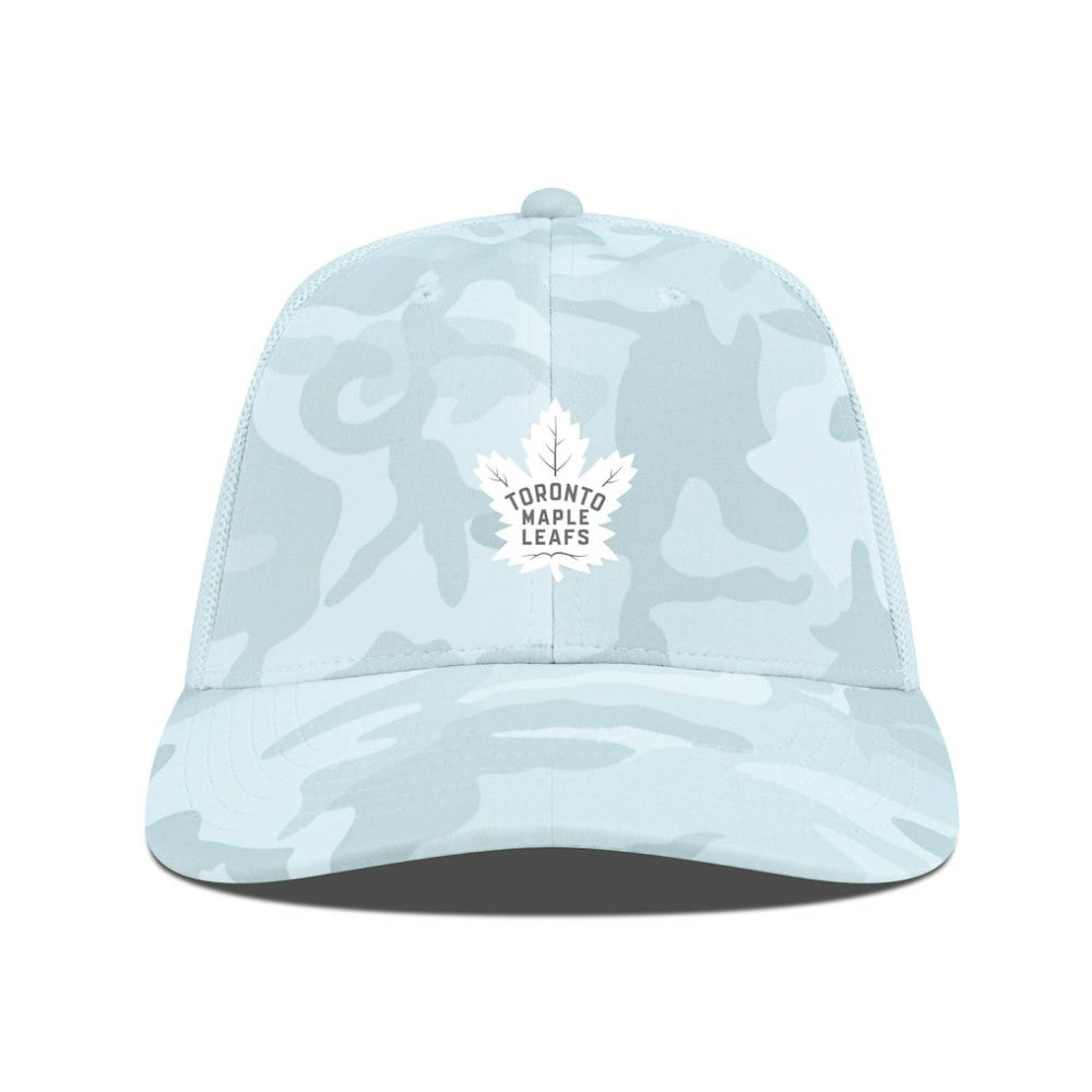 Toronto Maple Leafs - Levelwear Clash Slate & Snow Meshback Flex Hat Camo